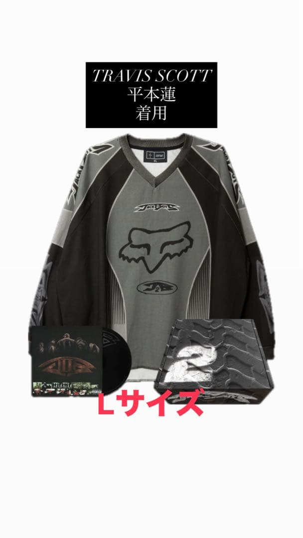 【トラヴィススコット着用】CJ×FOX RACING ロンT JB2 CDセット