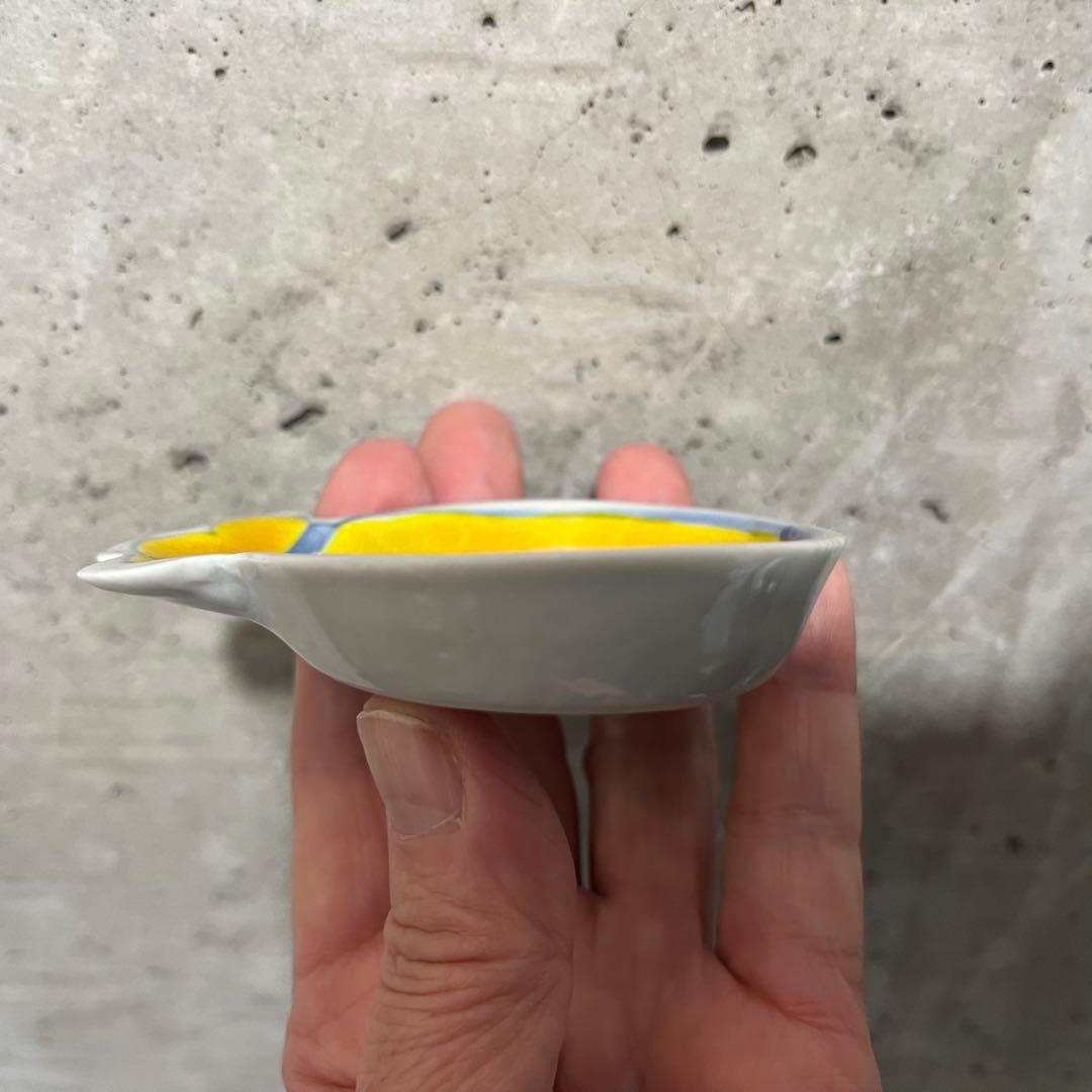 新品未使用　九谷焼　宝袋豆皿5枚セット　豆皿　小皿　正月食器