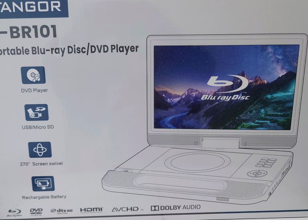 FANGOR　ポータブルブルーレイプレーヤー