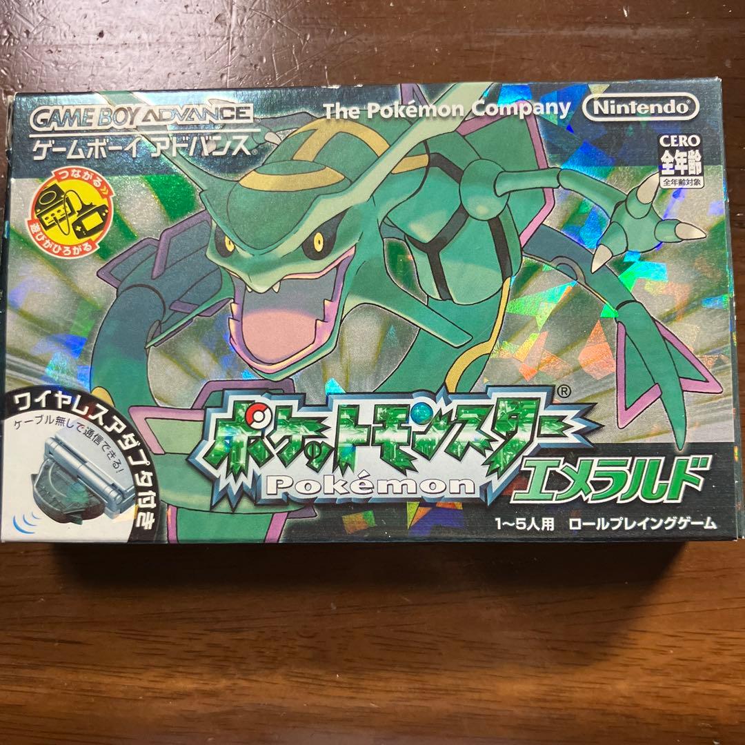 ポケモン　エメラルド　ゲームボーイアドバンス　カセット　箱説明書付き　動作確認済