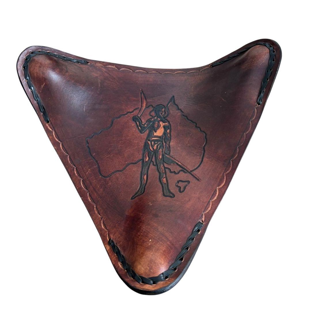 ヴィンテージ 本革 ハンティングチェア