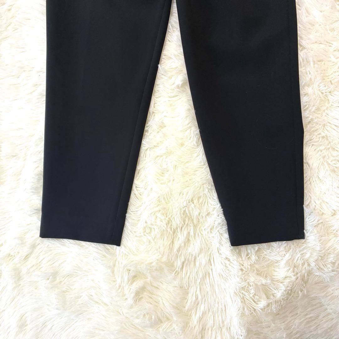 【SOÉJU】ストレッチファインタックパンツ Sサイズ　BLACK 現行品