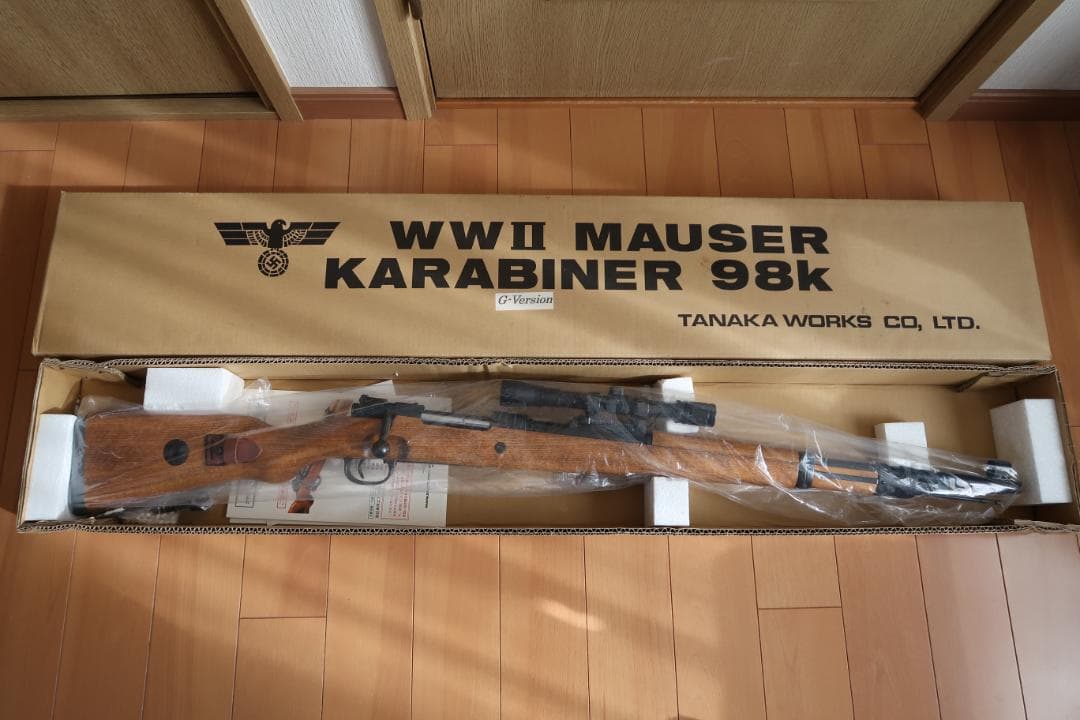 タナカワークス モーゼル ガスライフル MAUSER KARABINER 98k