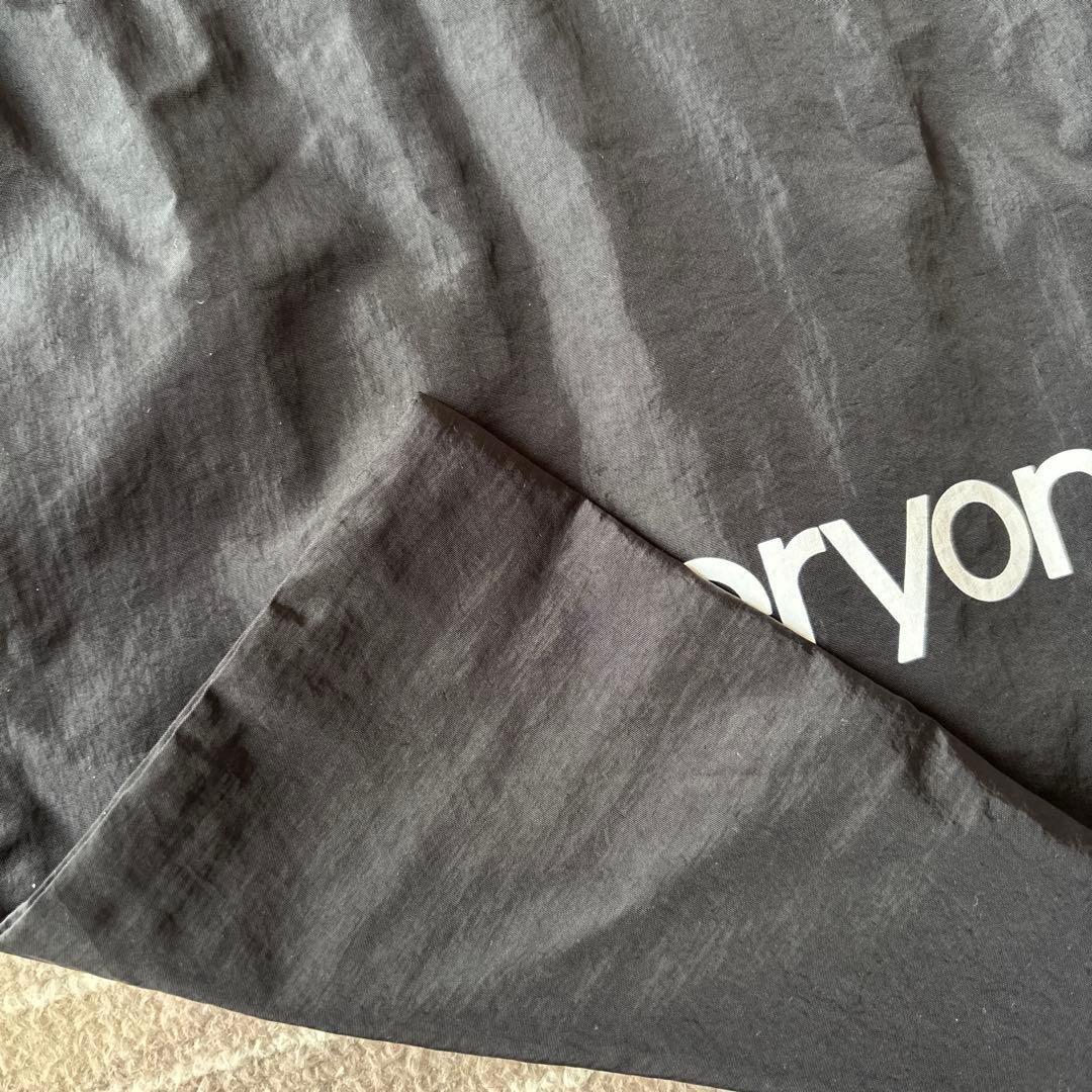 バッグ everyone nylon kinchaku pouch BLACK