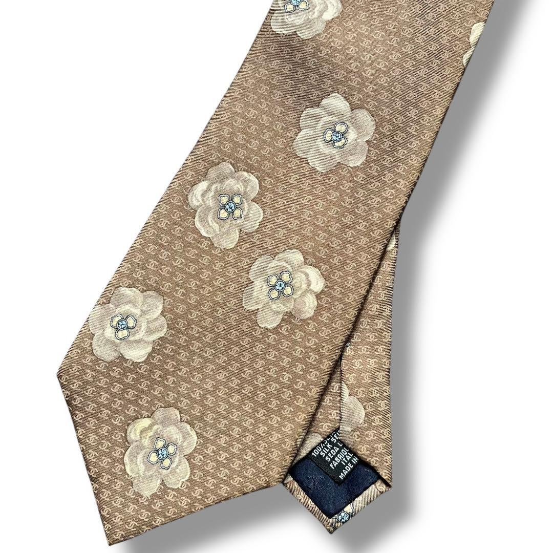 美品 CHANEL シャネル ネクタイ ココマーク シルク 結婚式 成人式 人気