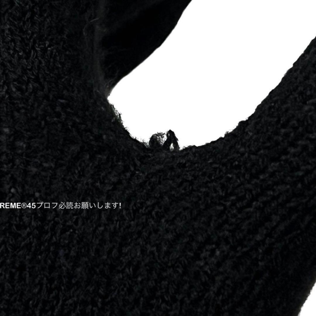 専用 正規品 クロムハーツ レザーパッチ カシミヤ グローブ 手袋 ブラック