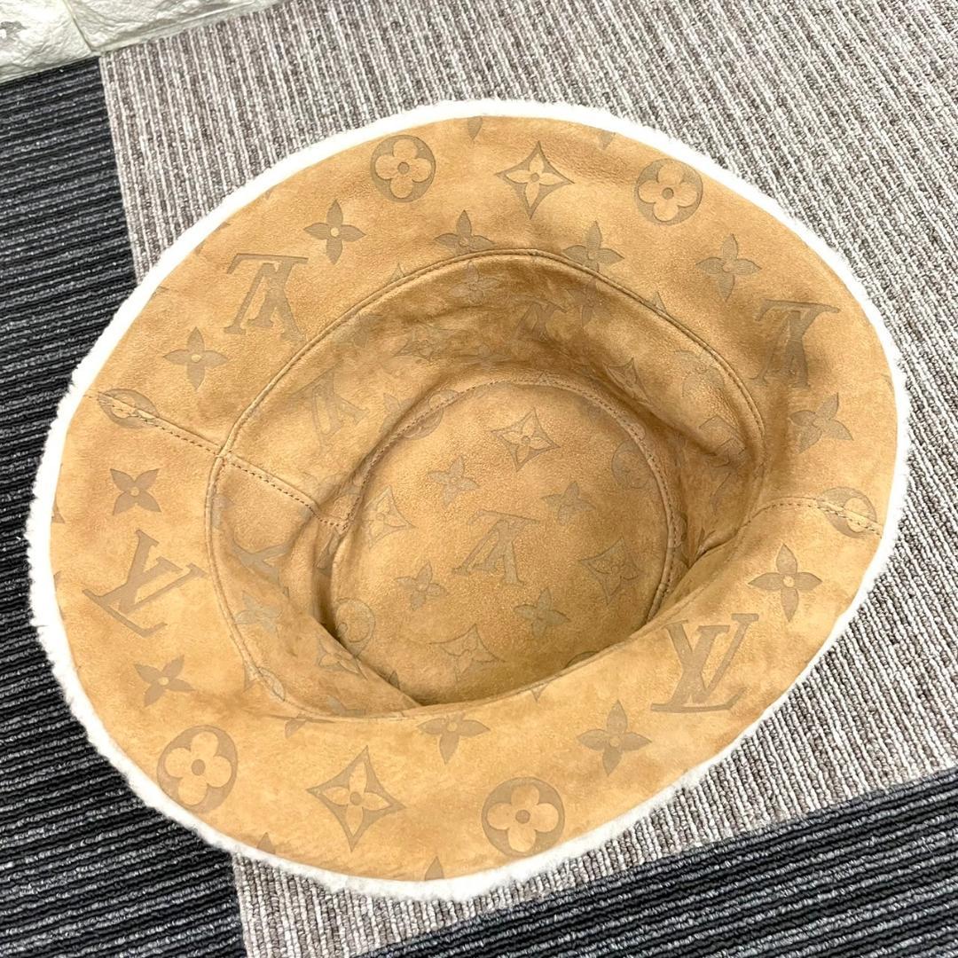 ほぼ未使用 Louis vuitton　ルイヴィトン　シアリング　ハット　ボア