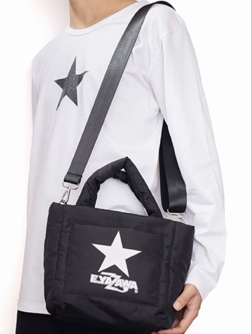 サ*イ様 完売！品切れ！最安値E.YAZAWAダウン風トートバッグ (ロゴ) H