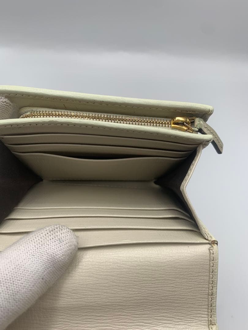 GUCCI グッチ 二つ折り財布 ホースビット GGスプリーム 金具 ロゴP55
