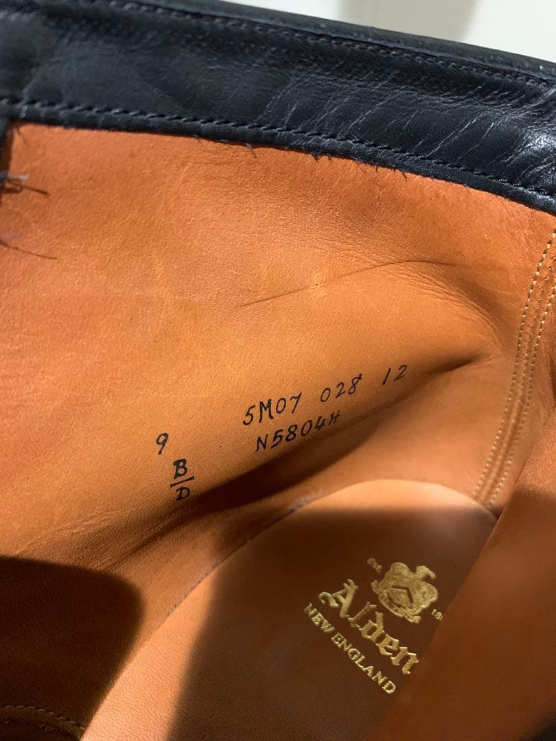 Alden N5804H ネイビースエード 9 D