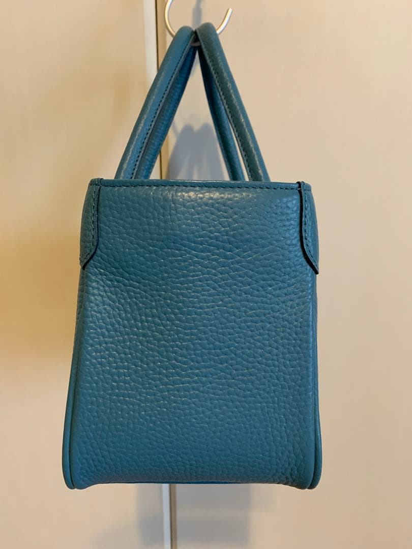 ADMJ ミニトートバッグ　ターコイズブルー