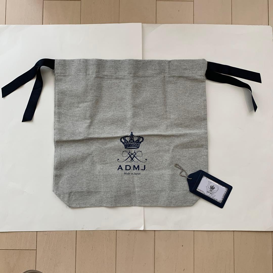 ADMJ ミニトートバッグ　ターコイズブルー