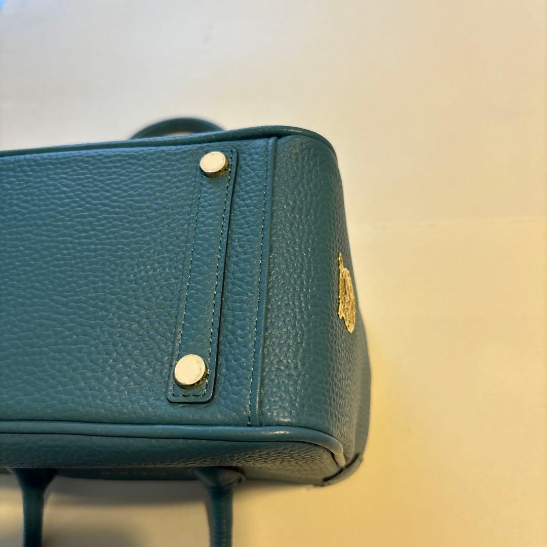 ADMJ ミニトートバッグ　ターコイズブルー