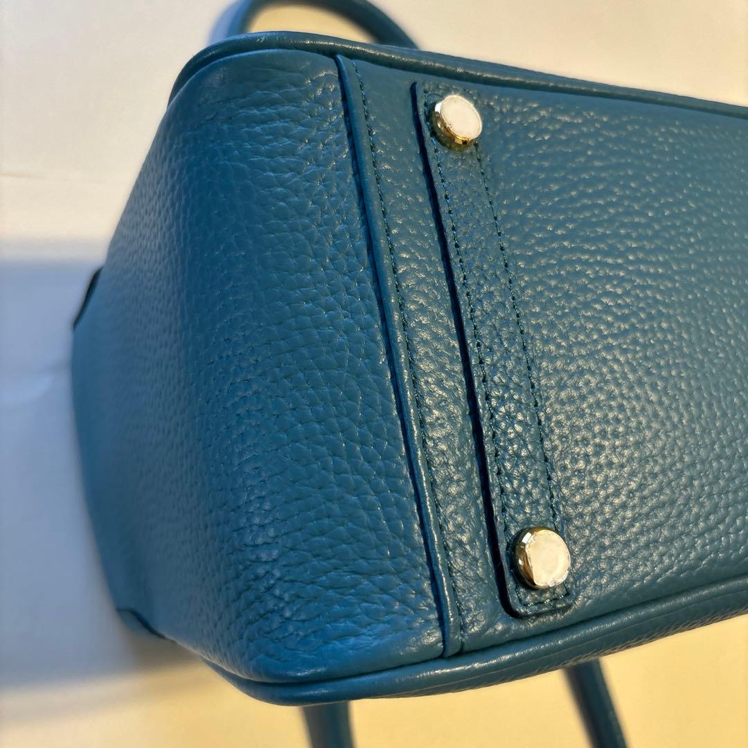 ADMJ ミニトートバッグ　ターコイズブルー