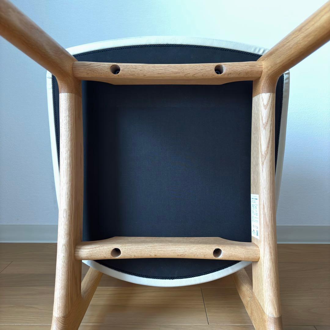 ダイニングチェアHARE 平田椅子製作所 サイドチェア 高さ40cm アイボリー