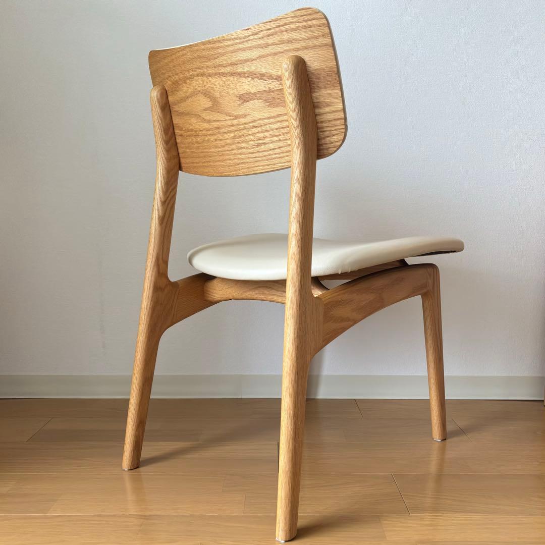 ダイニングチェアHARE 平田椅子製作所 サイドチェア 高さ40cm アイボリー