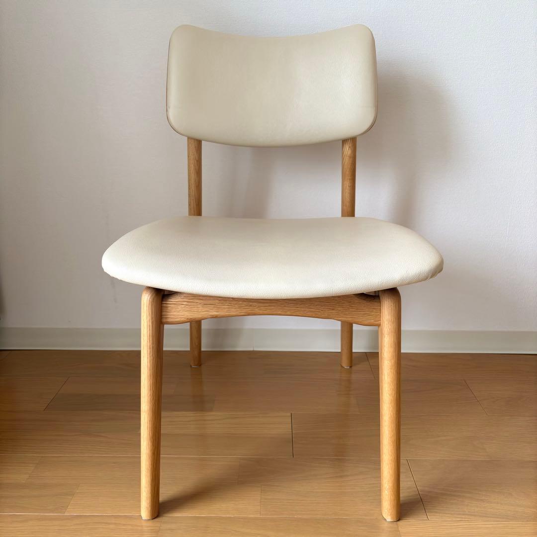 ダイニングチェアHARE 平田椅子製作所 サイドチェア 高さ40cm アイボリー