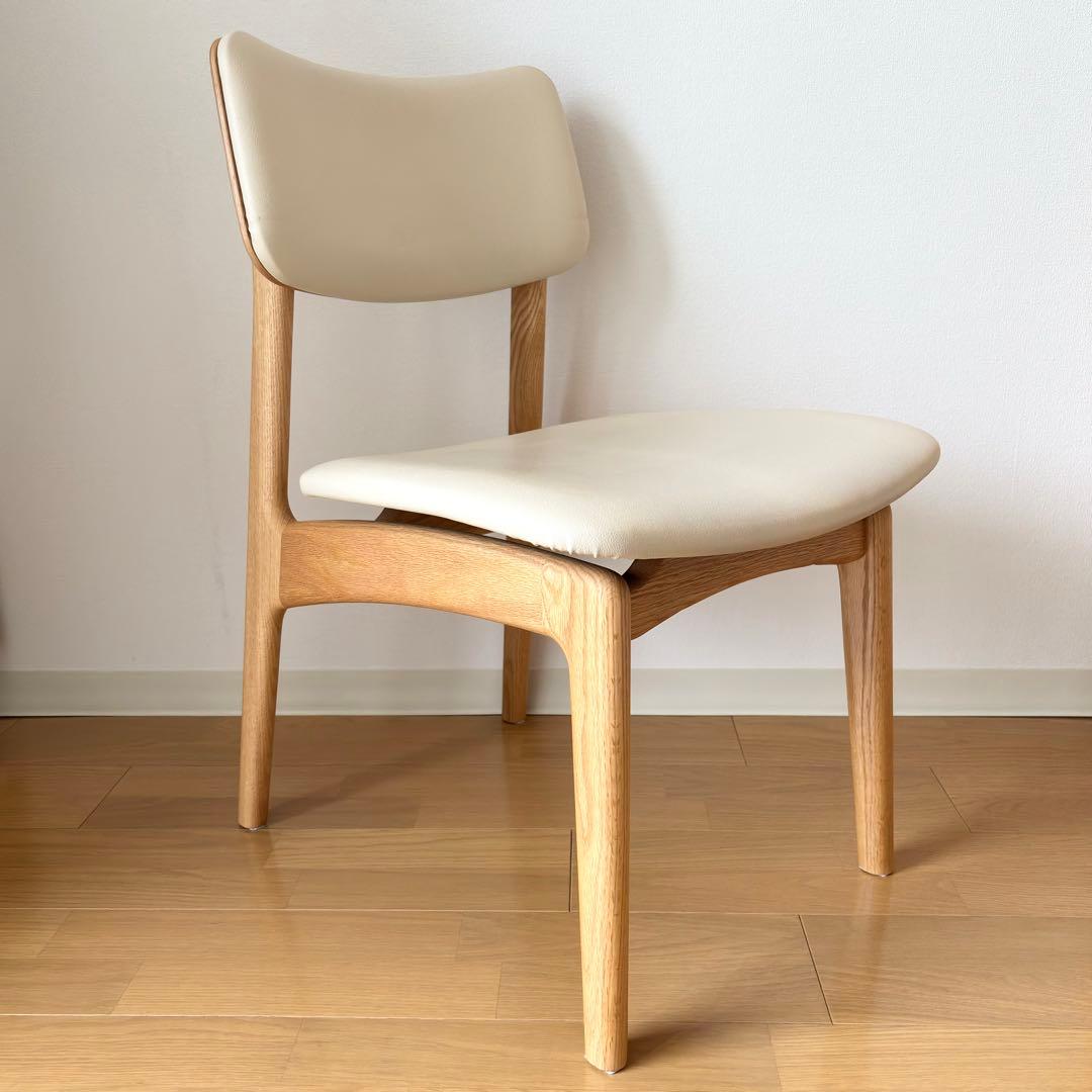 ダイニングチェアHARE 平田椅子製作所 サイドチェア 高さ40cm アイボリー