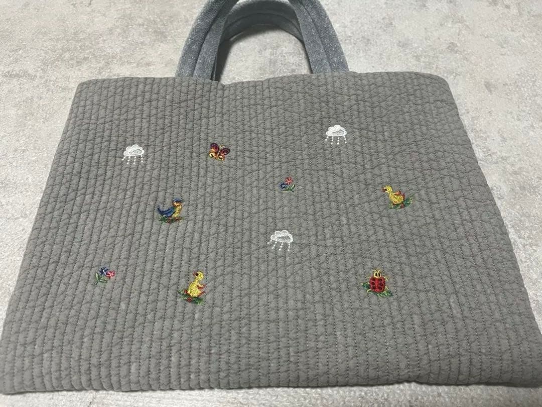 FEILER×pionunnal ピオヌンナル　フェイラートートバッグ　グレー