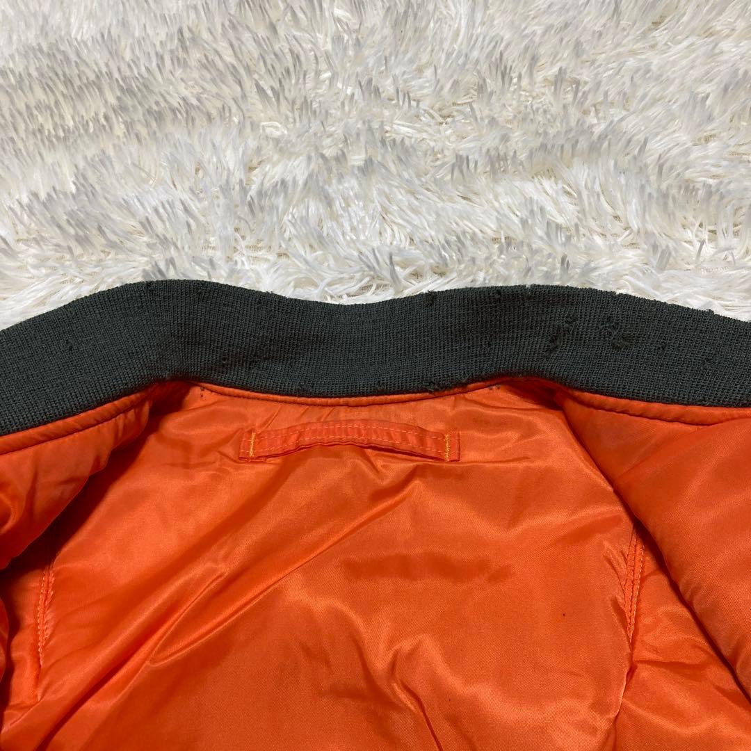 実名復刻　縦ステッチ　リアルマックイーン　MA-1 E型　M