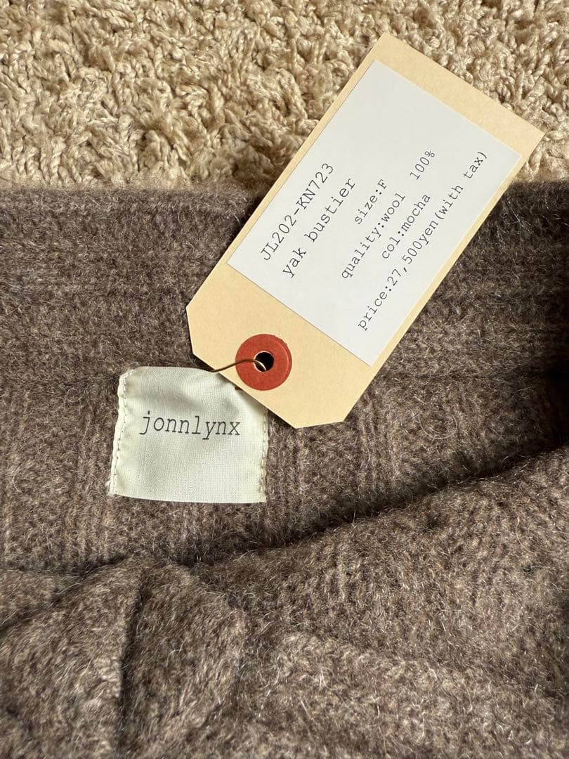 新品タグ付き　jonnlynx yak bustier