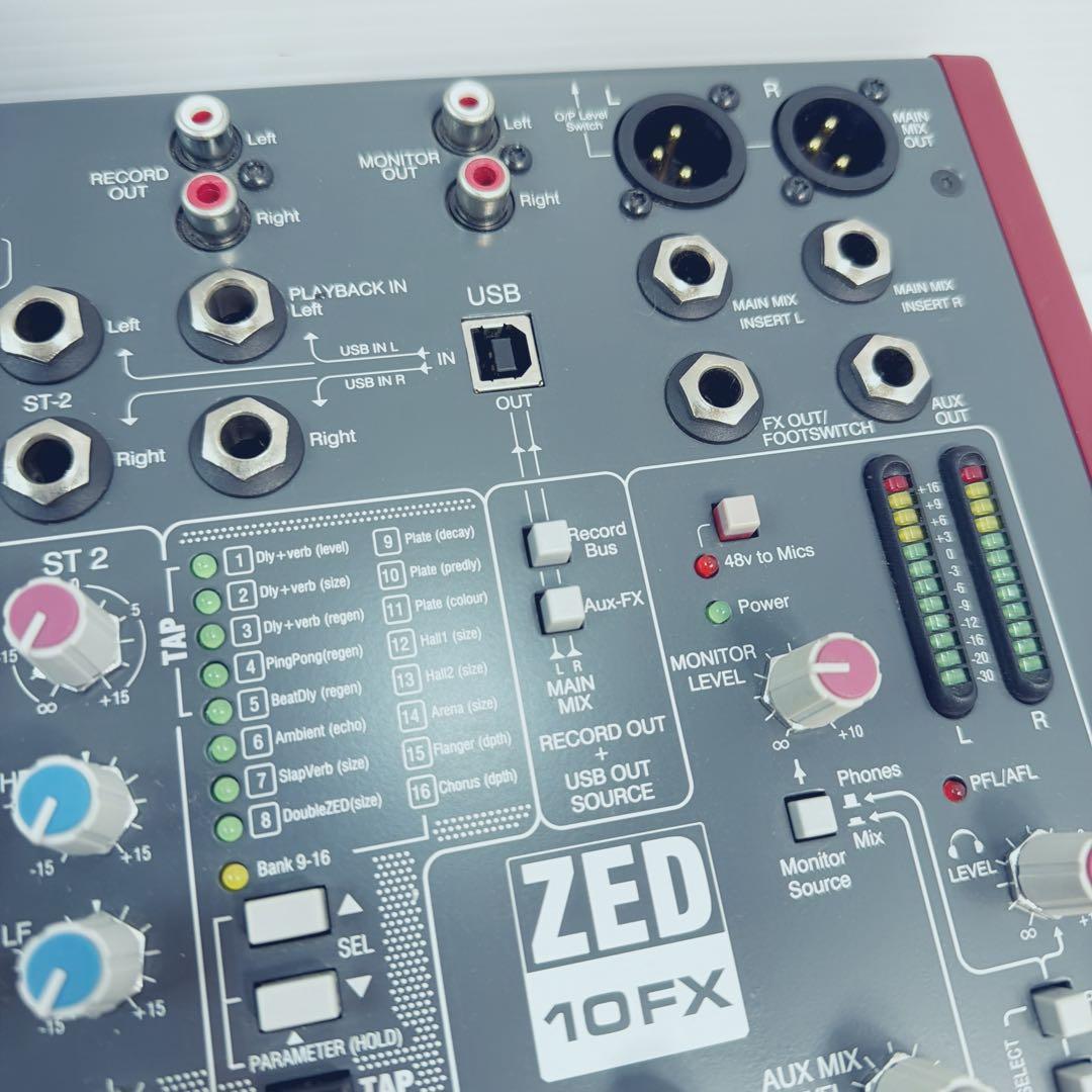【美品】ALLEN&HEATH ZED-10FX アナログミキサー