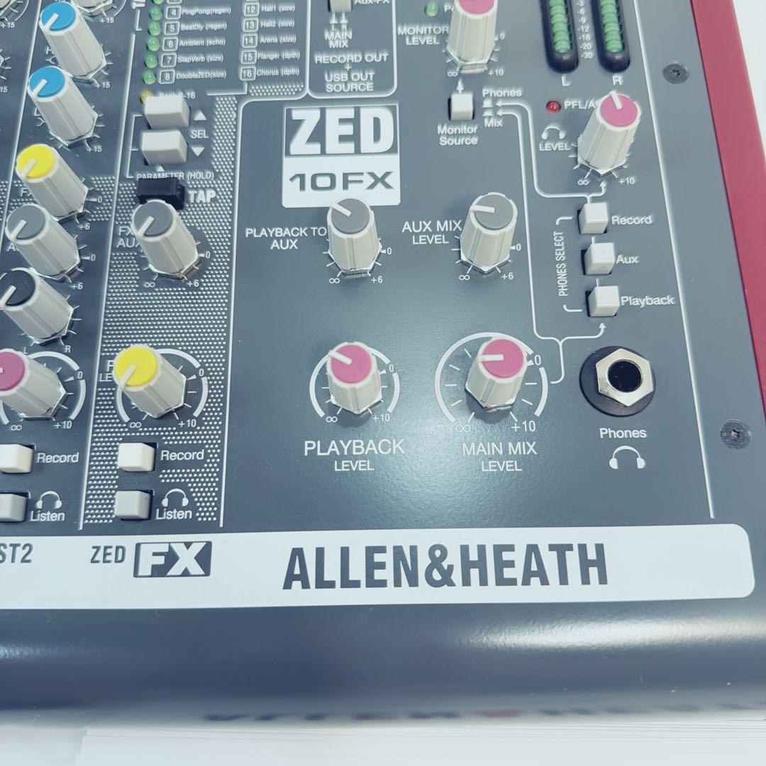 【美品】ALLEN&HEATH ZED-10FX アナログミキサー