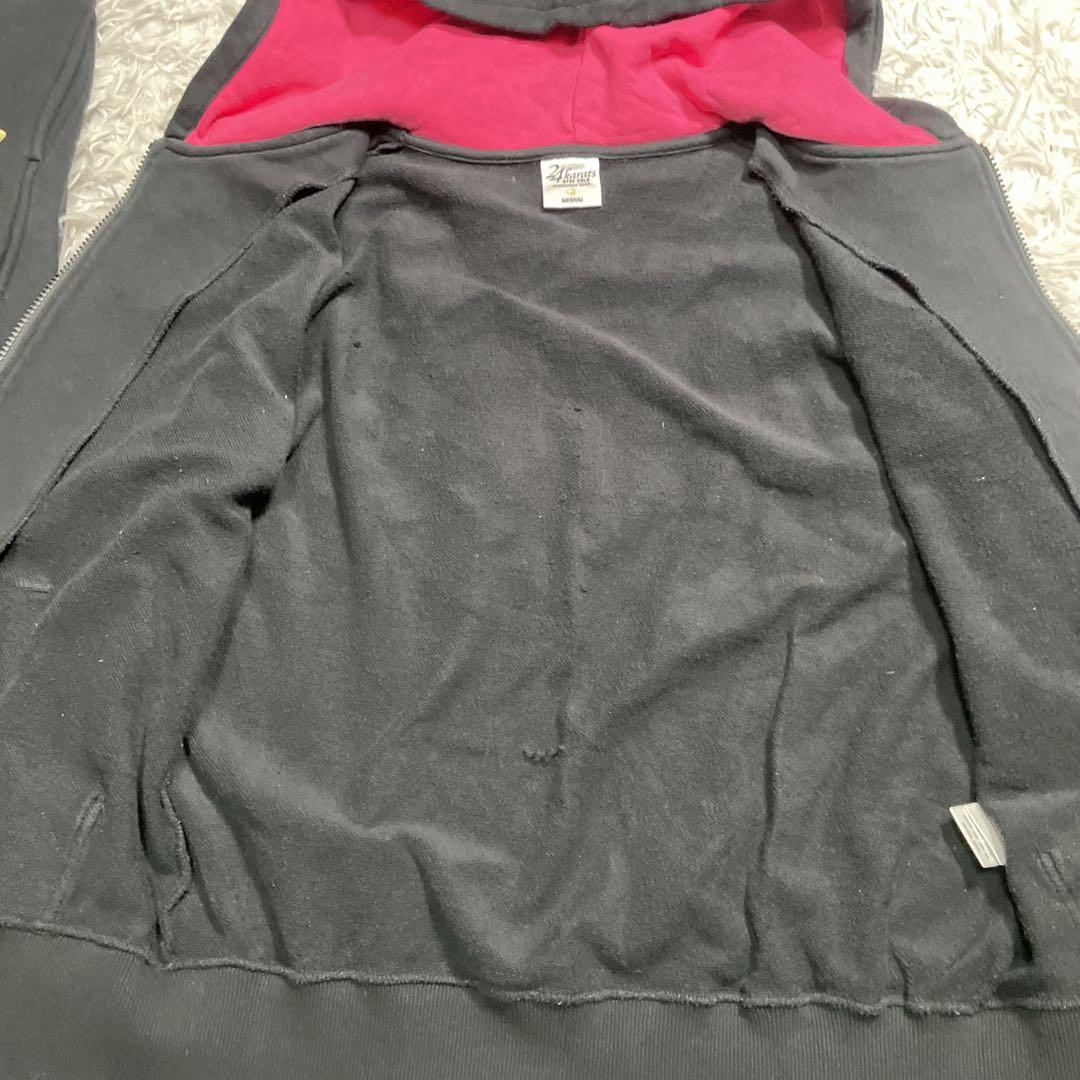 24karats ジャージ　上下セット　ブラック　ピンク　M