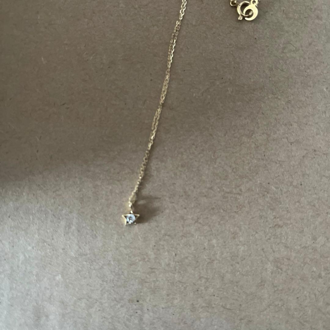 大幅値下げ AHKAH K18 ダイヤモンドネックレス 0.04ct