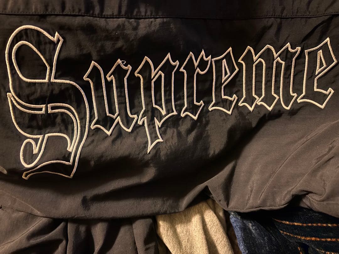 朝*6様 Supreme Old English Track Pant 25ss