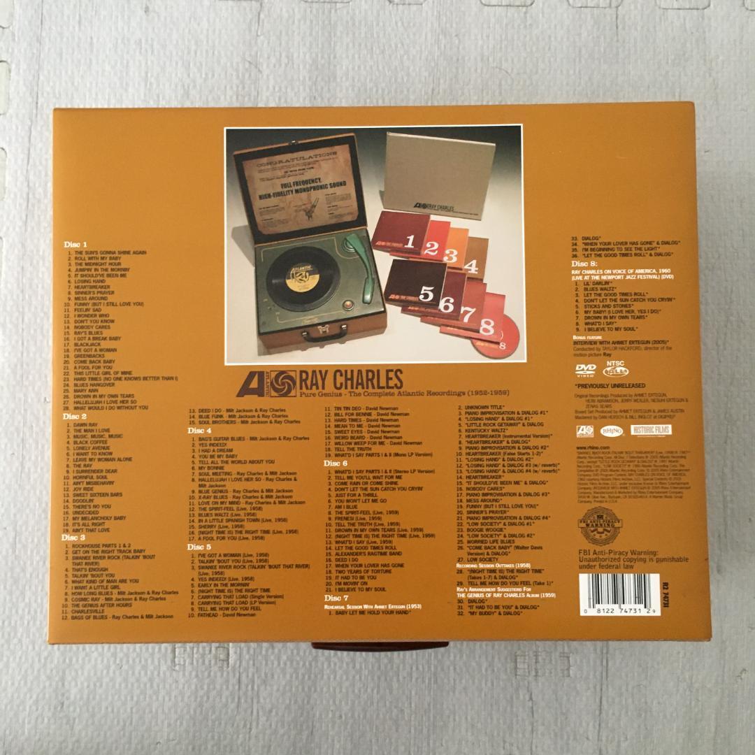 廃盤 希少 入手困難 レイ・チャールズ Pure Genius 7CD+1DVD