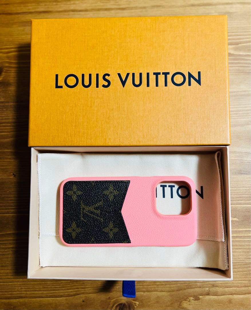 ルイヴィトン★IPHONEバンパー 13PRO★モノグラム★トロピカルコーラル