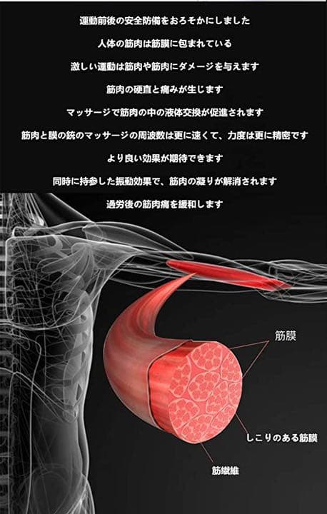 ❤プロが施術で使用するマッサージガンをご自宅で♪❤最新式で効率的な筋膜リリース