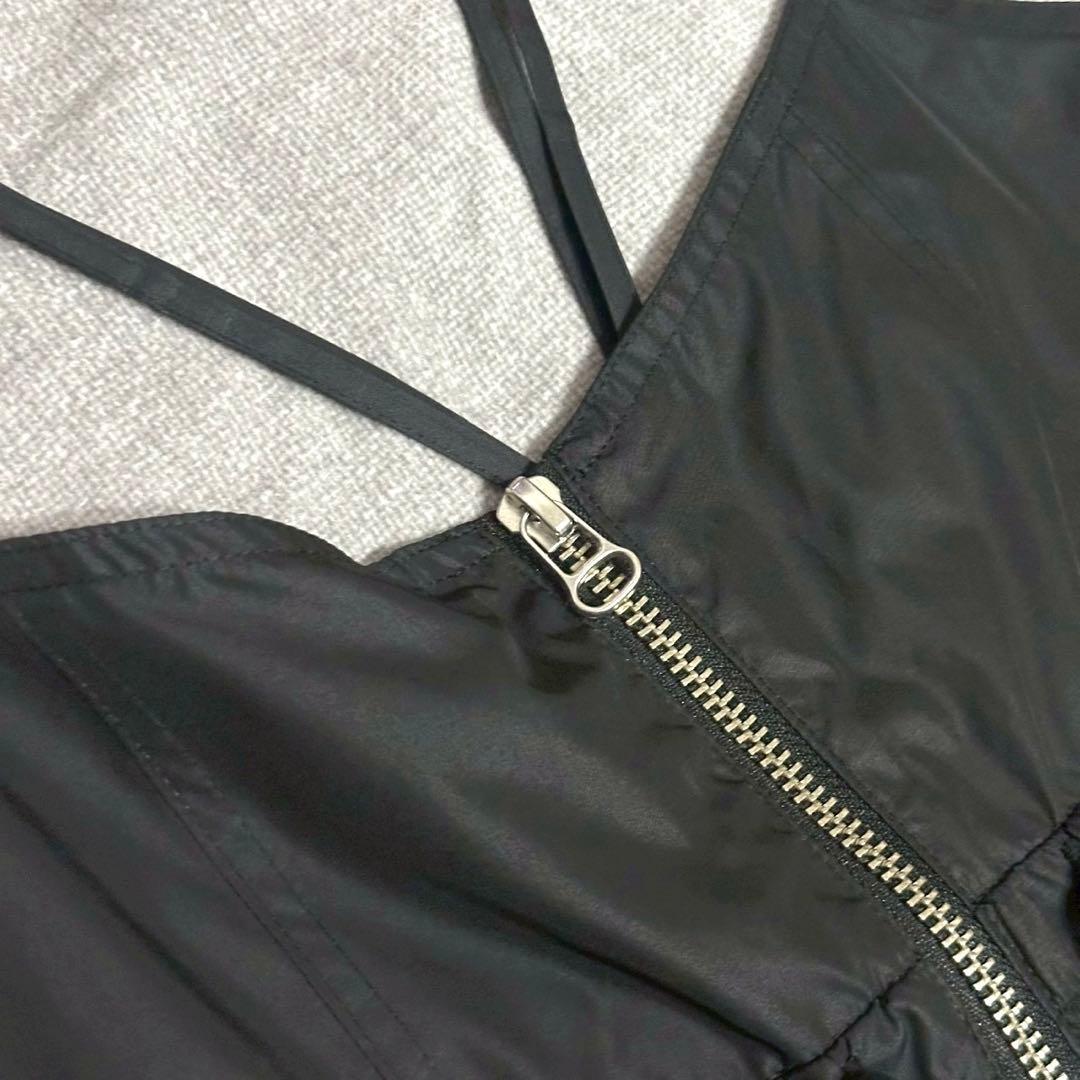 ADAM ET ROPE' アダムエロペ シャイニータフタ撥水ロンパース