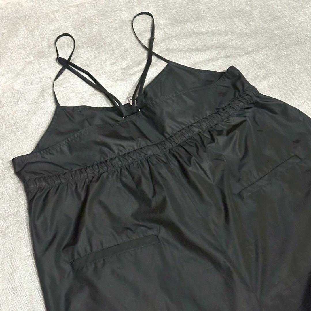 ADAM ET ROPE' アダムエロペ シャイニータフタ撥水ロンパース