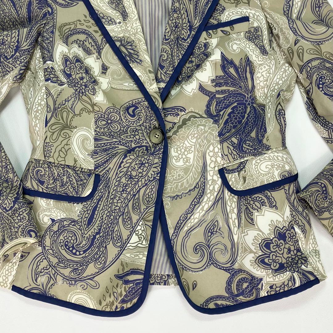 【ド派手】ETRO ペイズリー柄 テーラードジャケット　46 S