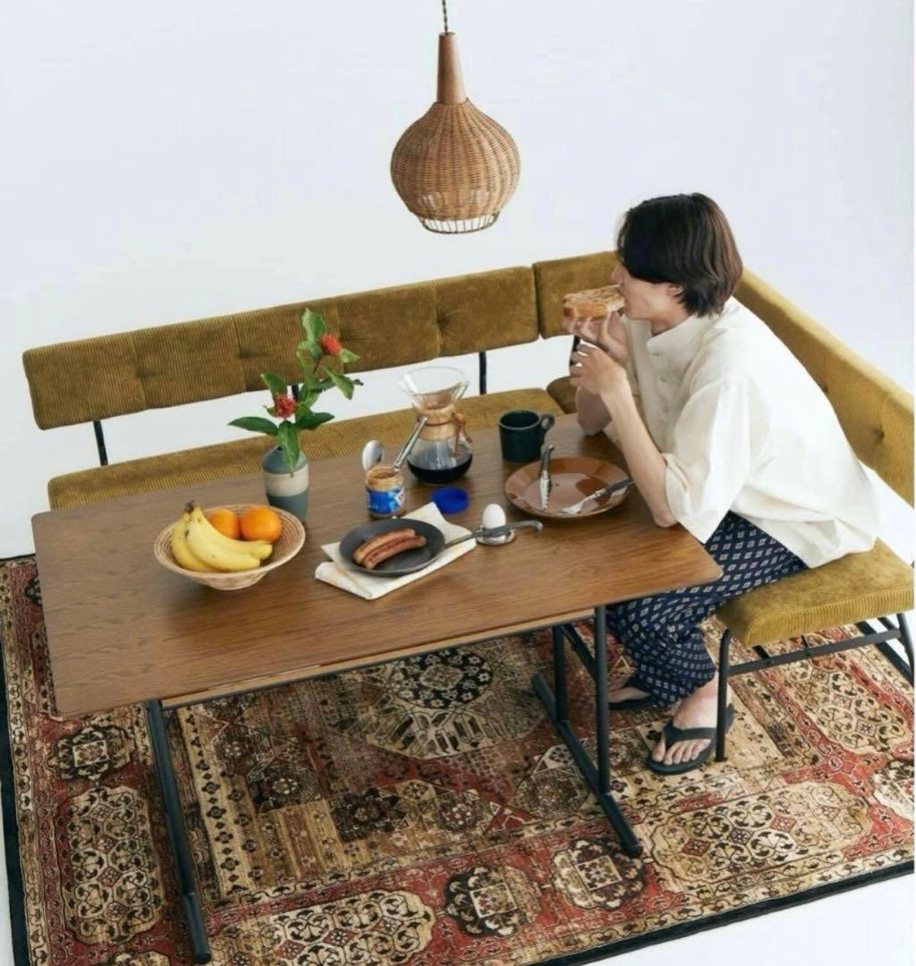 ②格安！ジャーナルスタンダードファニチャー パクストン アーム付きLDベンチ