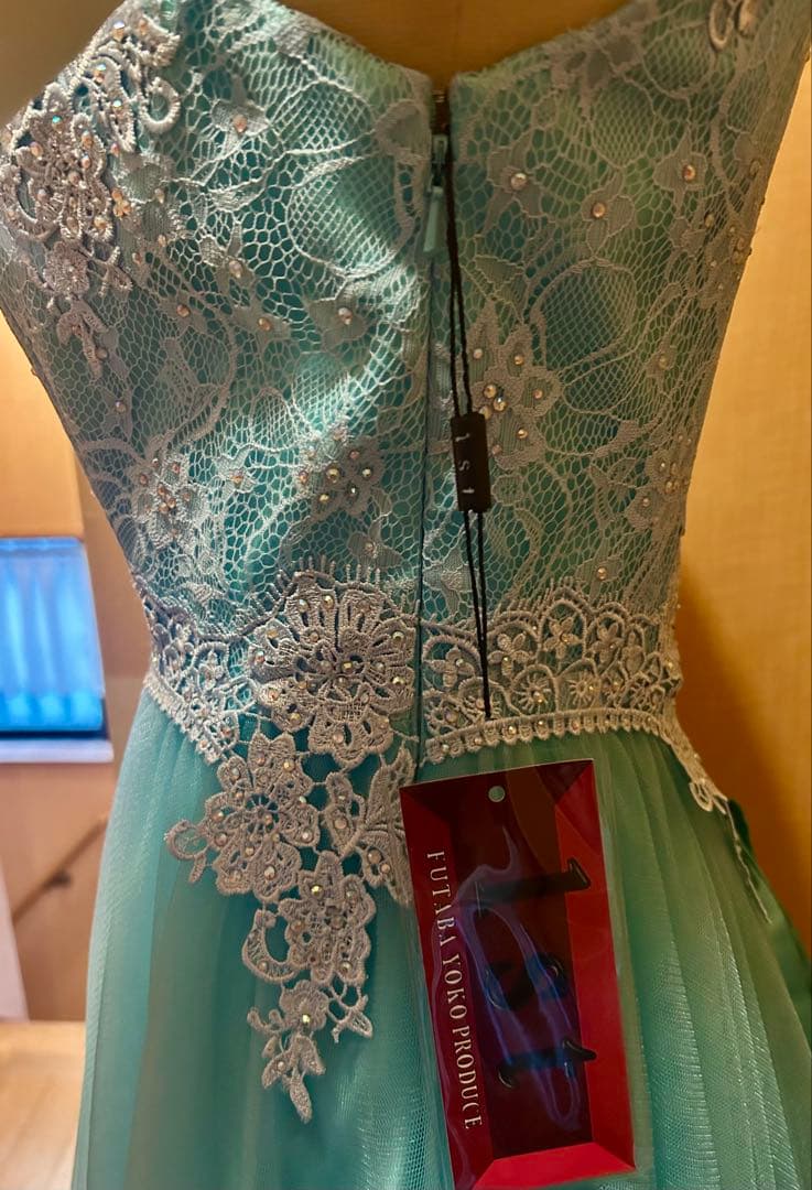 FUTABA YOKO PRODUCE ロングドレス パーティー 水色