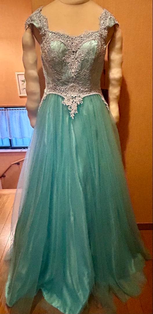 FUTABA YOKO PRODUCE ロングドレス パーティー 水色