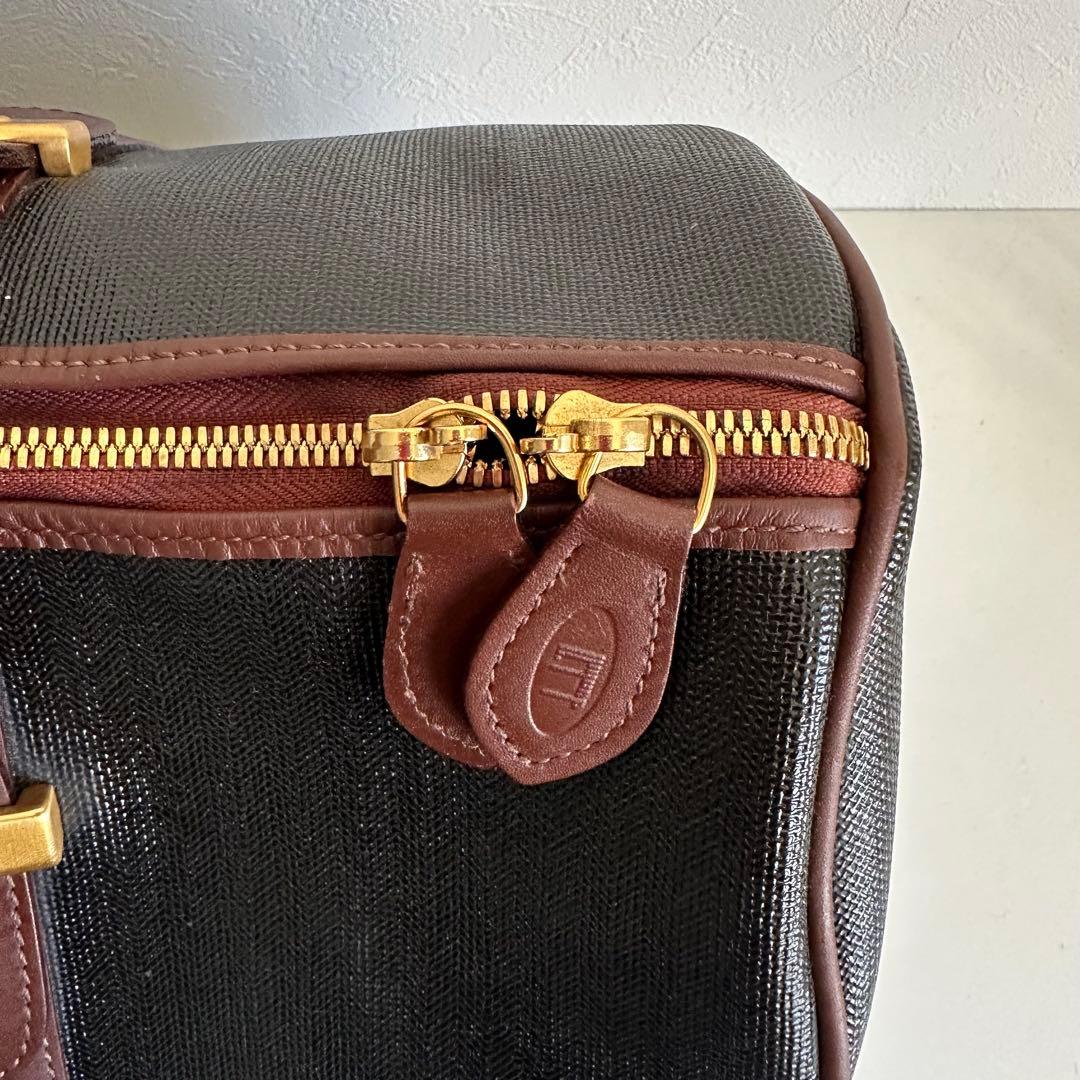 Dunhill ダンヒル ボストンバッグ レザー ゴールド金具 大容量