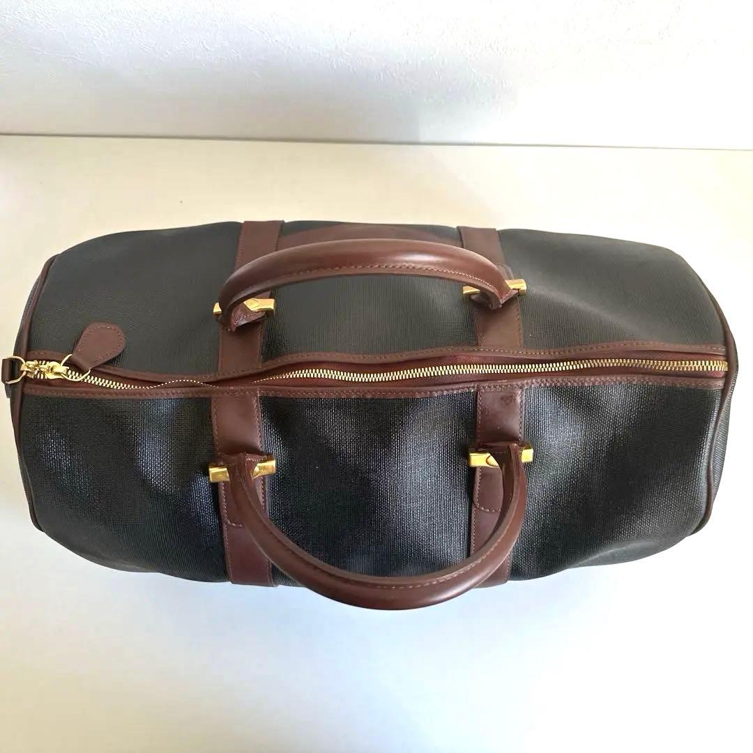 Dunhill ダンヒル ボストンバッグ レザー ゴールド金具 大容量