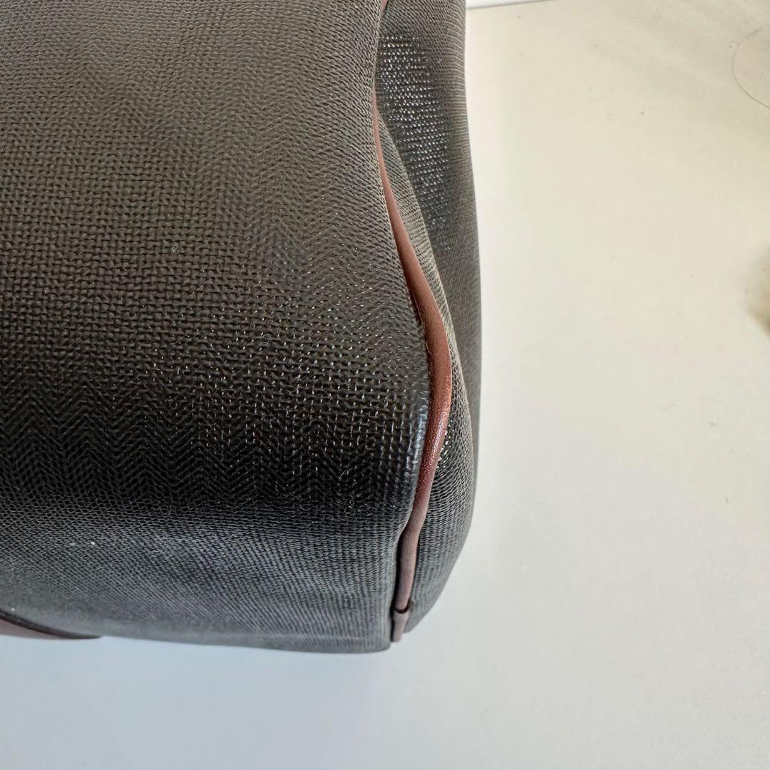 Dunhill ダンヒル ボストンバッグ レザー ゴールド金具 大容量