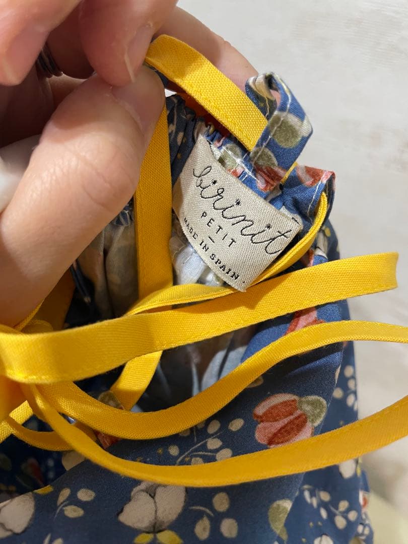 【新品未使用】birinit petit 花柄ノースリーブワンピース4A