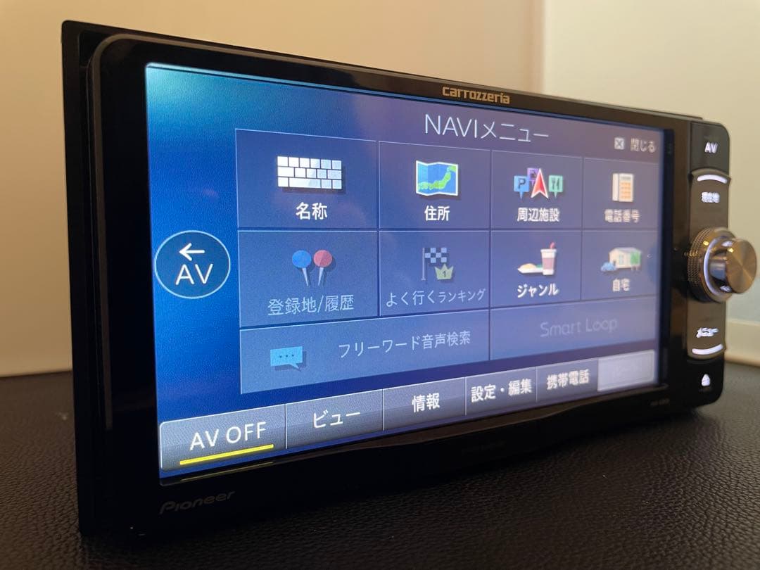 楽ナビAVIC-RW99 12月更新2025年地図最新第2.0.0.版オービス