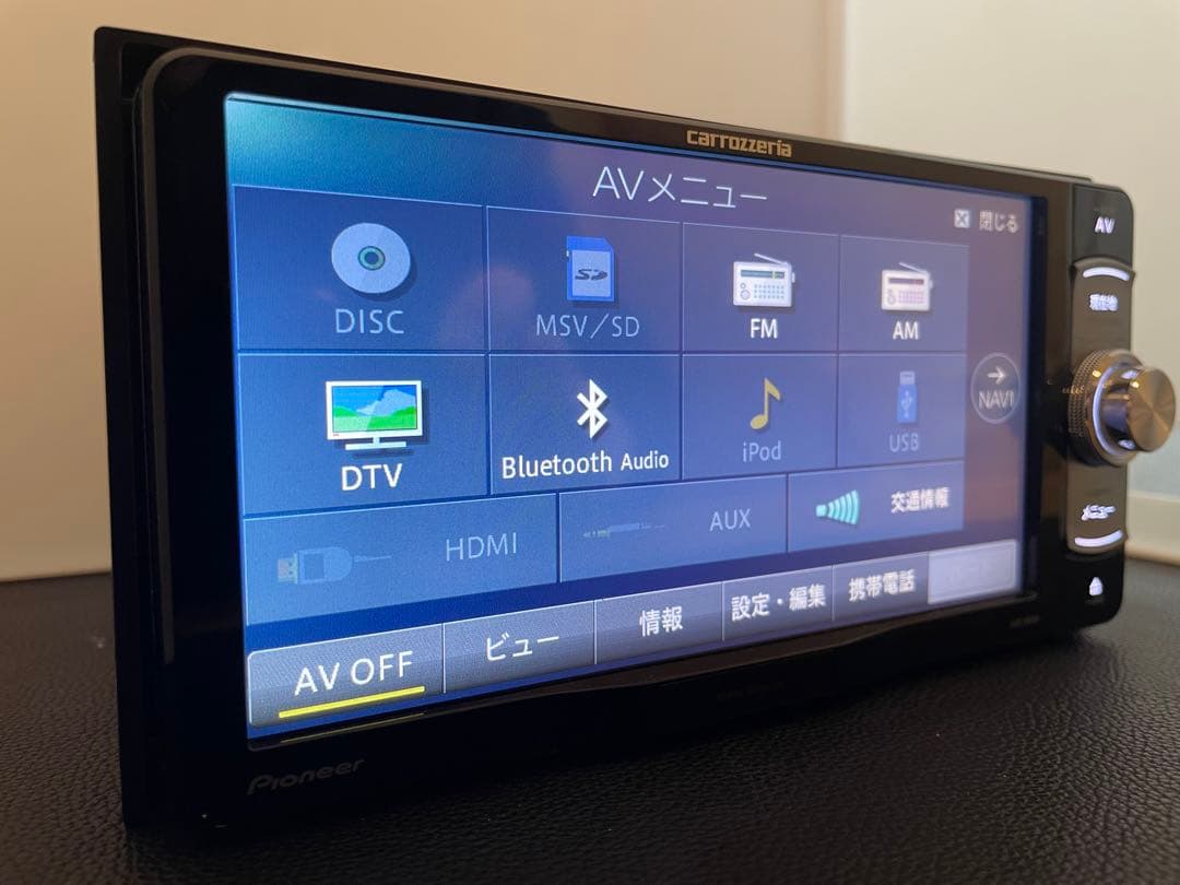 楽ナビAVIC-RW99 12月更新2025年地図最新第2.0.0.版オービス