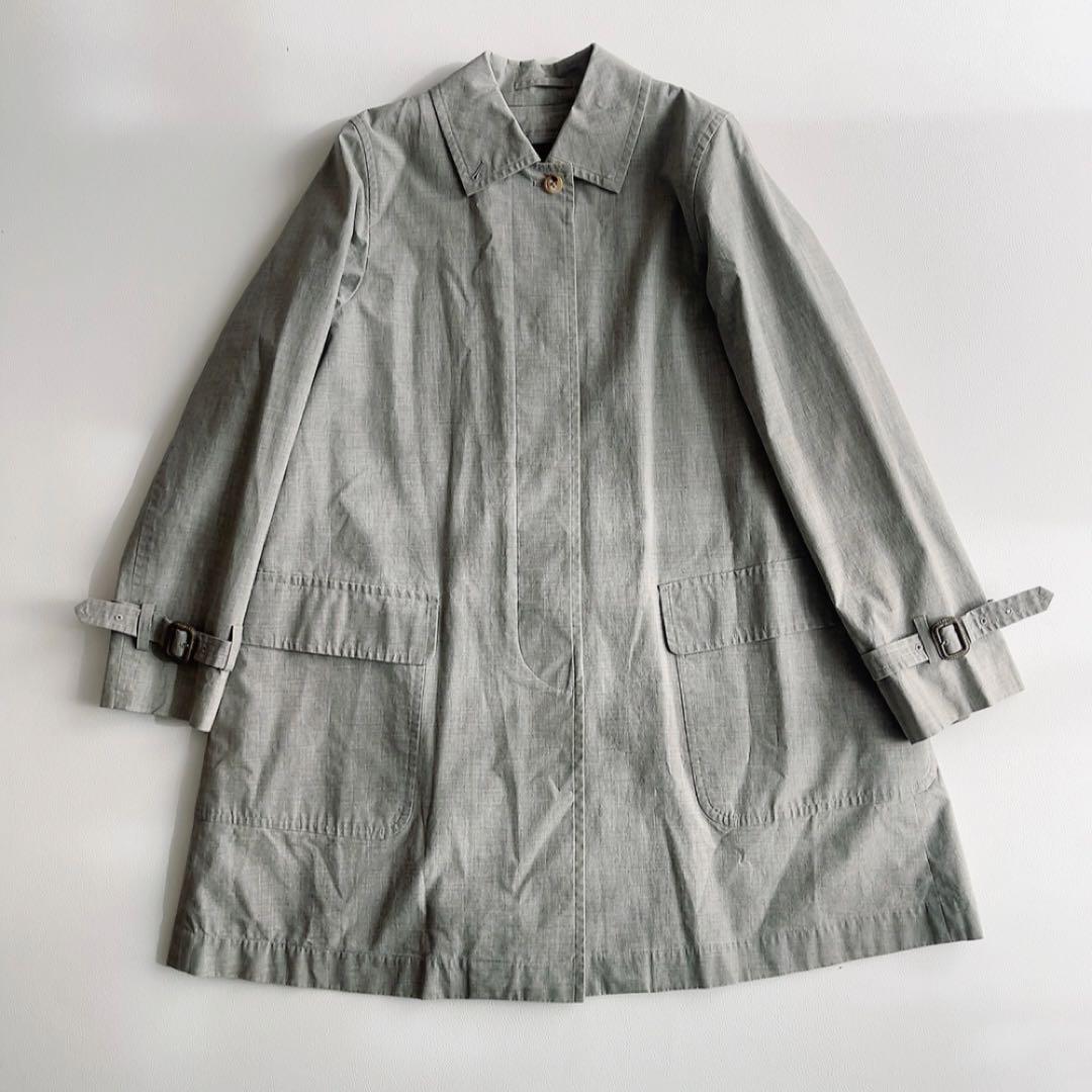 マーガレットハウエル　ステンカラーコート　ウールライナー付　Aライン