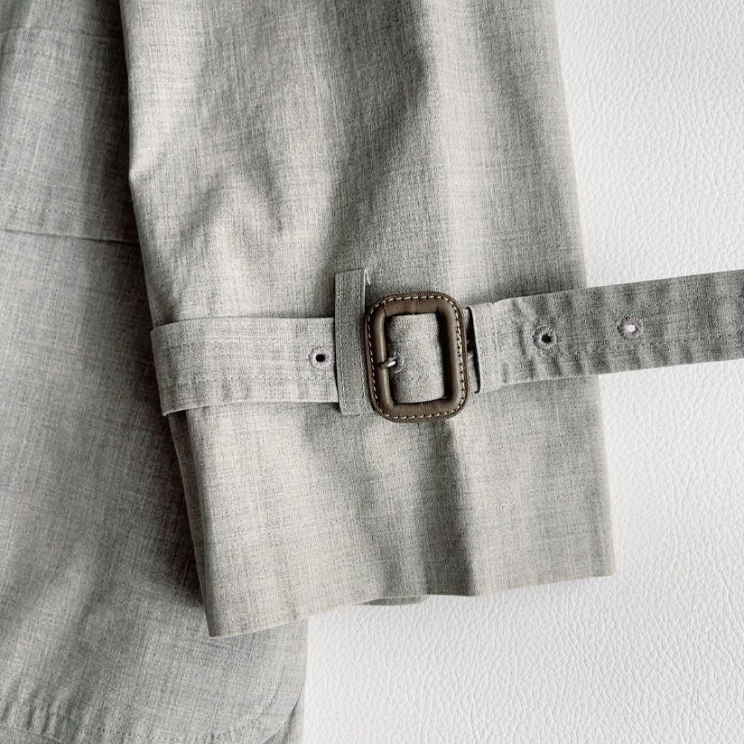 マーガレットハウエル　ステンカラーコート　ウールライナー付　Aライン