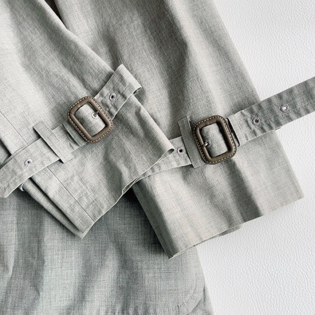 マーガレットハウエル　ステンカラーコート　ウールライナー付　Aライン