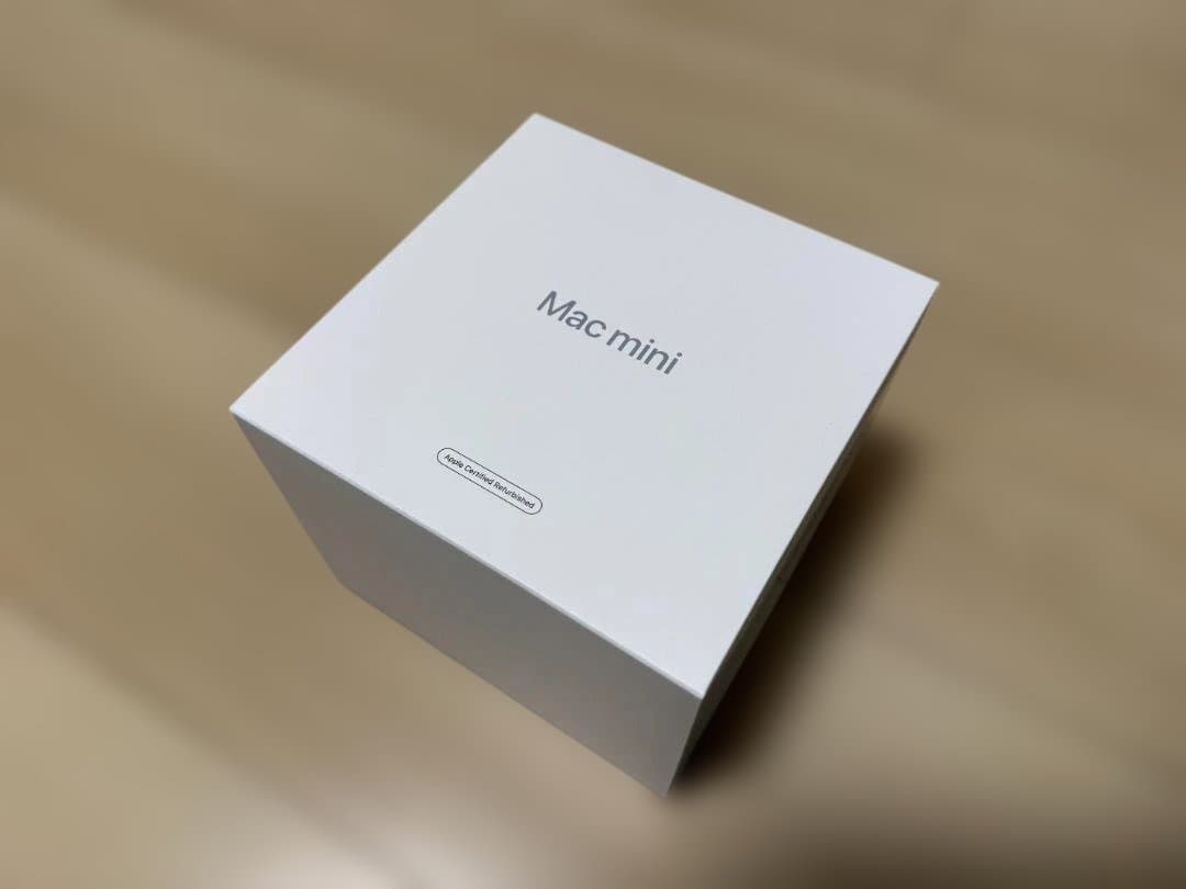 【使用半年の美品！】Mac mini M4 24GB/512GB 整備済製品