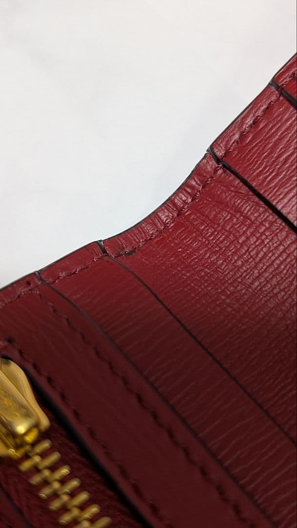 【早いもの勝ち価格】TOMFORD メンズレザー二つ折り財布 バーガンディ